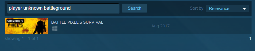 Crappy Games Keep Trying To Steal PUBG’s Name On Steam