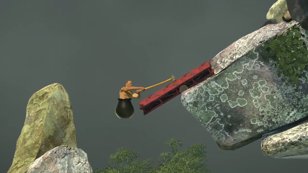 Игра getting over it with Bennett Foddy. Беннетт ФОДДИ. Конец игры getting over it. Getting over it читы. Купить a difficult game about climbing