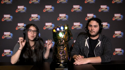 This Weekend’s Marvel Vs. Capcom Trophy Is A Light-Up Infinity Gauntlet