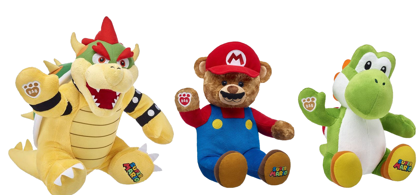 Mario And Bowser Get Along Much Better As Build-A-Bears