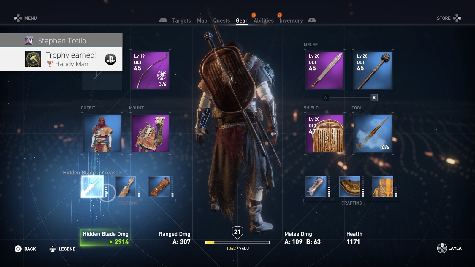 Assassin’s Creed Origins Patch Changes Hideous Blue Box Into Lovely Gold Box