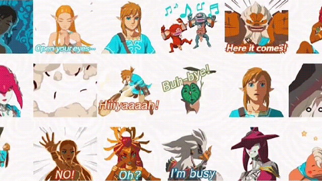 Breath Of The Wild iMessage Stickers Make Texting An Adventure