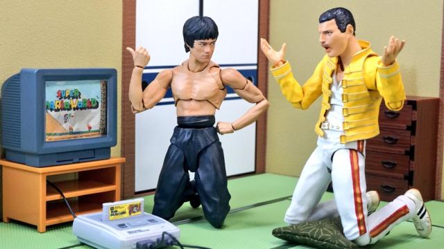 The Adventures Of Bruce Lee And Freddie Mercury Figures 