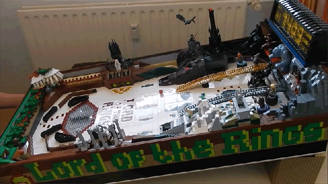 This Full-Sized LEGO Lord Of The Rings Pinball Table Takes Tommy To Middle-Earth