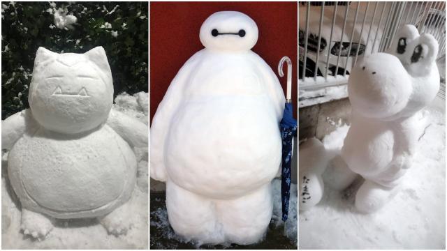 Japan Is Good At Snow Sculptures