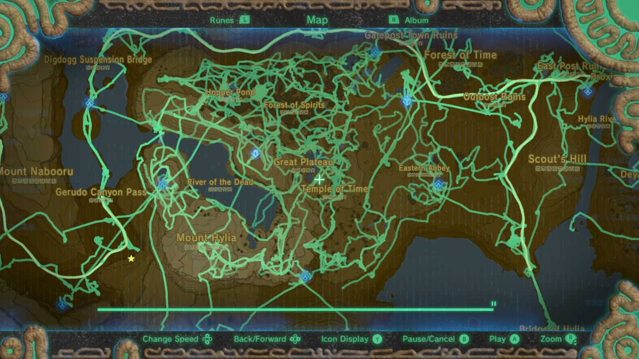 Zelda Player Turns Map Progress Into Wall Art