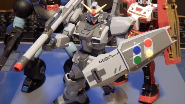 Classic Game Hardware Makes For Excellent Gundam Models
