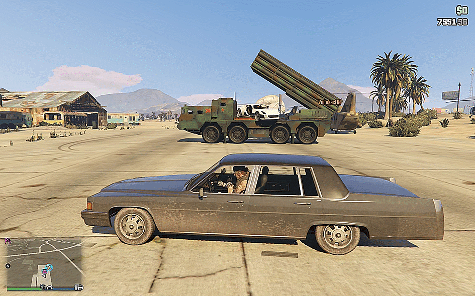 GTA Online Players Use Missile Launcher To Break Physics