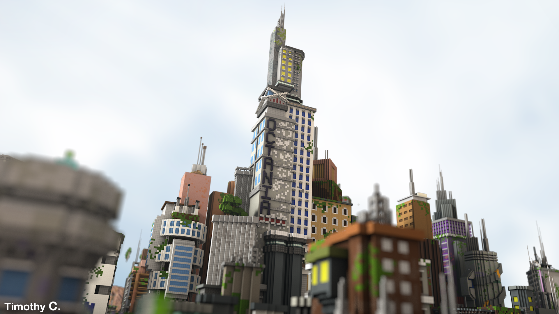 Look At This Fantastic Minecraft City