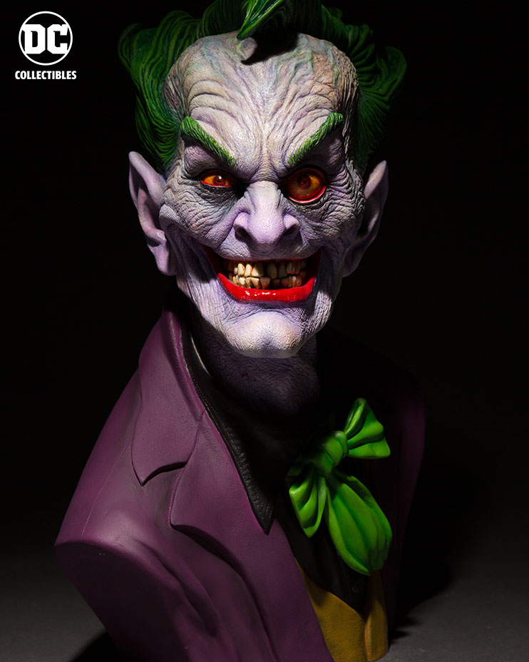 The Joker Gets A Truly Disturbing Bust Designed By Horror Master Rick Baker