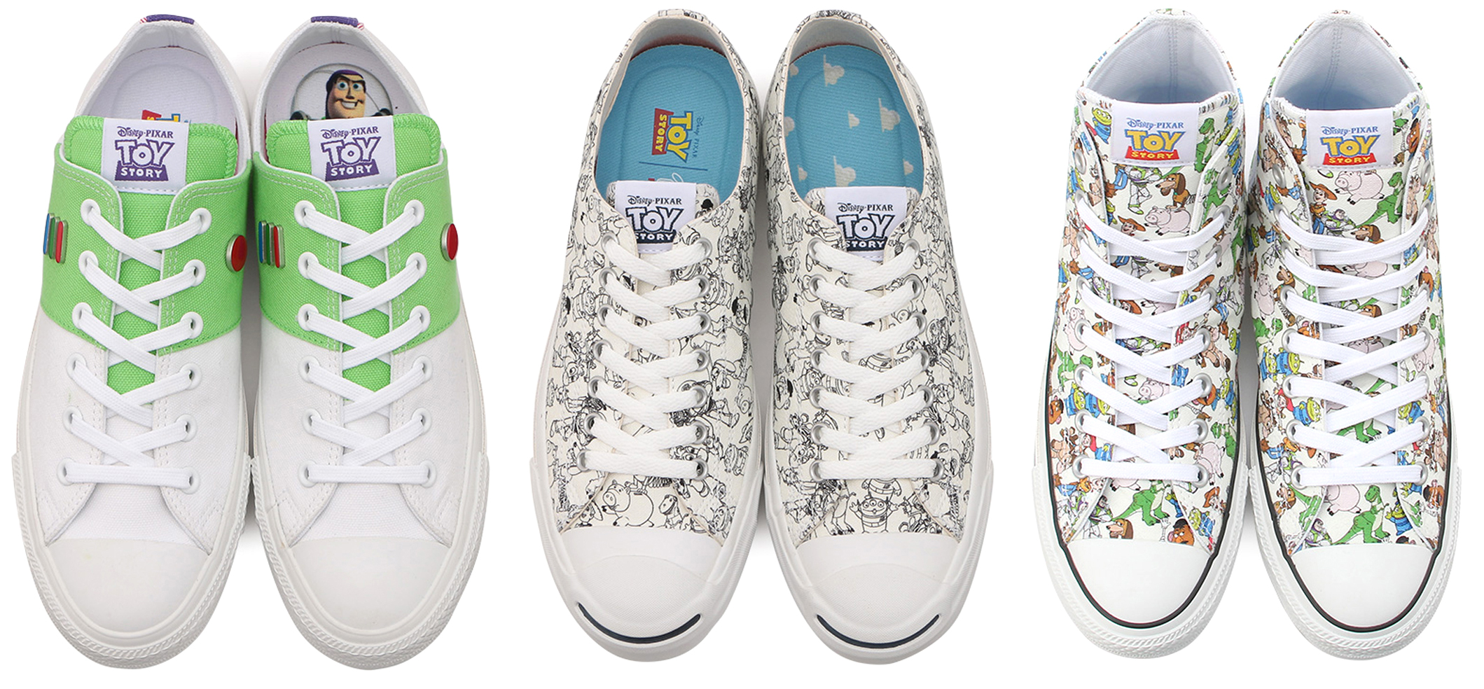 Converse Teamed Up With Pixar To Put Toy Story Characters On Your Classic All Stars