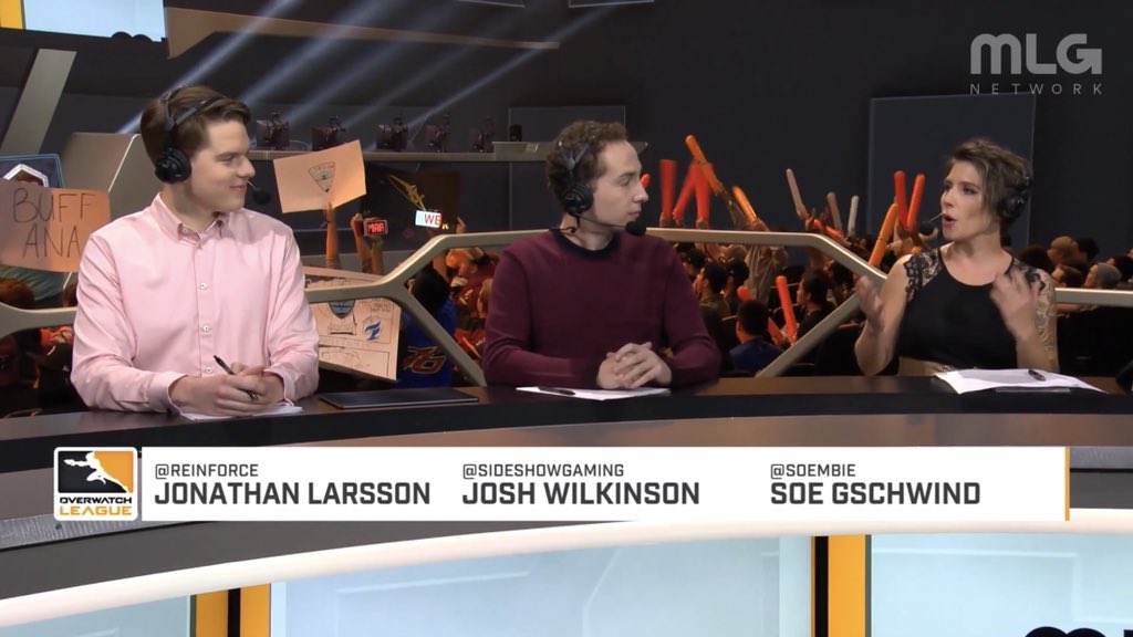 The Overwatch League Hosts Clearly Need Our Fashion Advice