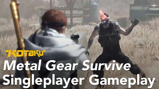 We Played Metal Gear Survive’s Bizarre Single Player