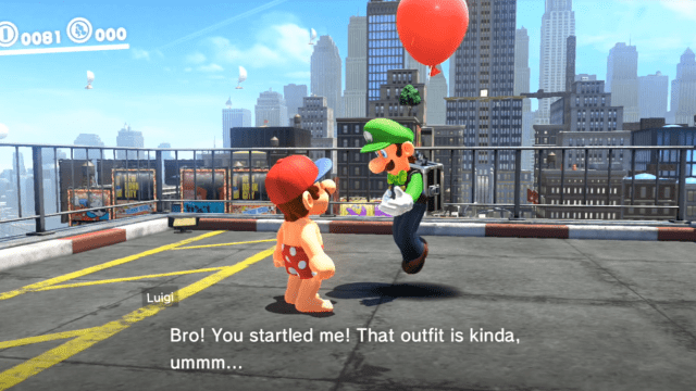 Luigi Will Comment On Your Super Mario Odyssey Outfits