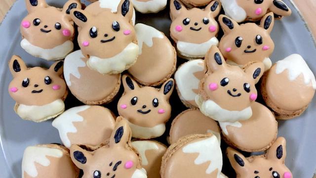 Eevee From Pokemon Makes Macarons Look Cute And Delicious