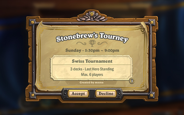 Hearthstone Is Finally About To Get A Tournament Mode