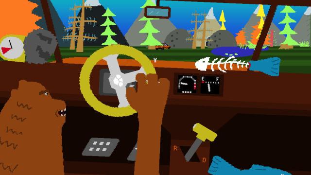 An Indie Game About A Bear And Some Wacky Car Physics