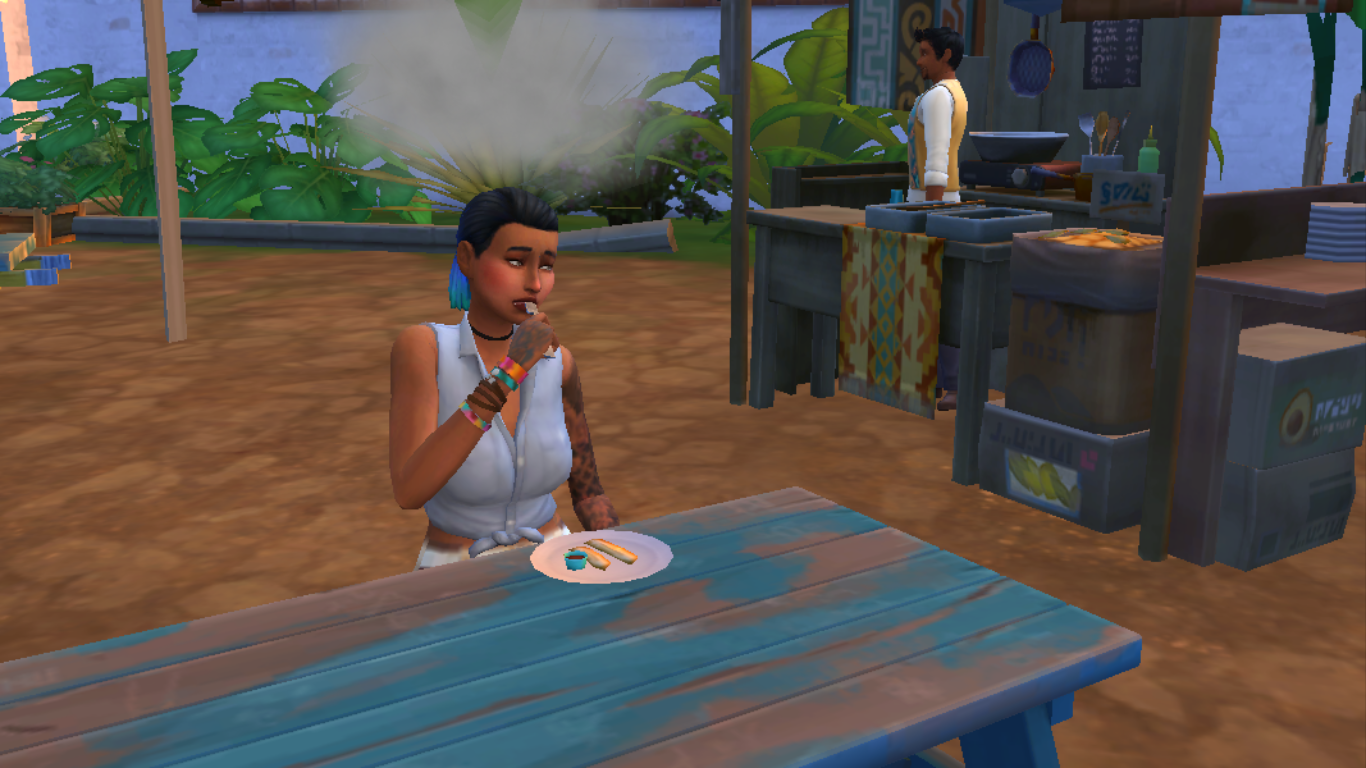 I Flirted With Bartenders, Found An Ancient Temple And Got Cursed In The New Sims Holiday World