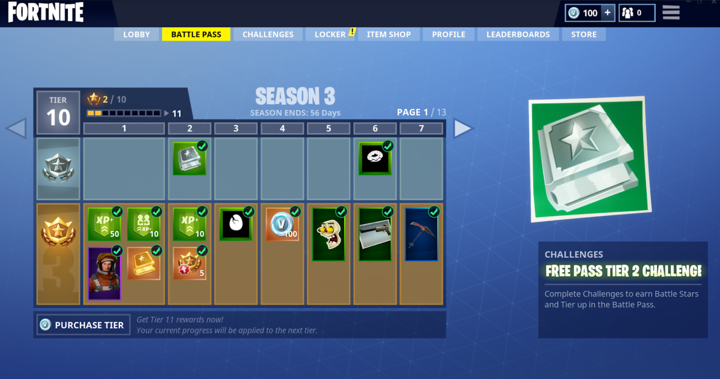 Fortnite Battle Royale’s $10 Battle Pass Is Nice But Not Essential