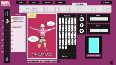Marvel’s ‘Create Your Own’ Comic Tool Is A Hot Mess With A Whole Lot Of Potential