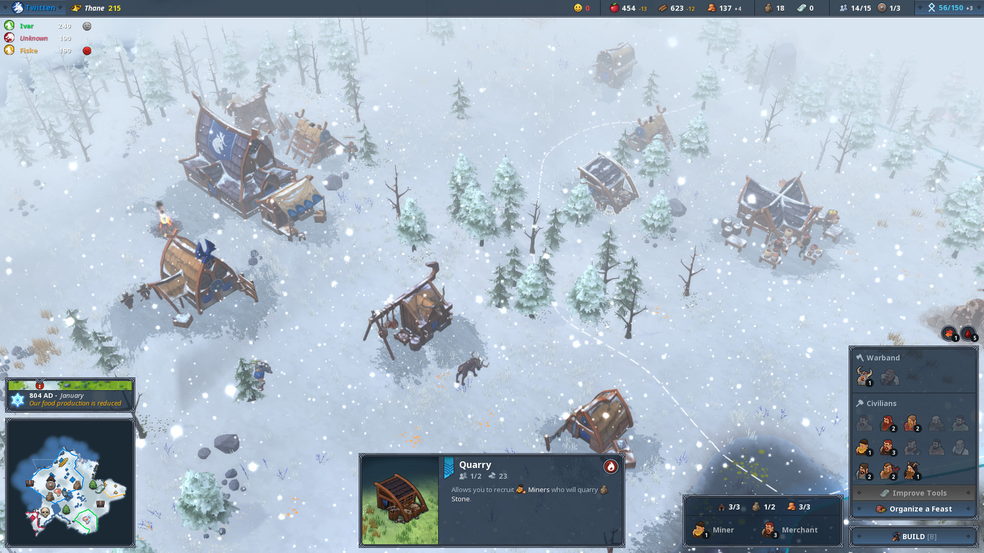 Northgard Demands That You Take Winter Seriously