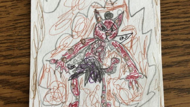 Artist Turns Child’s Sketch Into Hearthstone Card