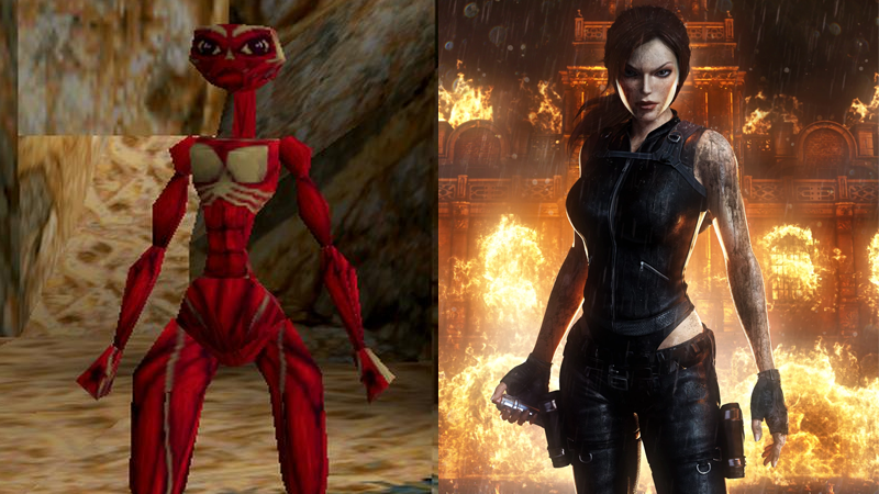 Samurai Zombies, Birdmen And The Other Weirdest Foes Lara Croft Has Ever Fought
