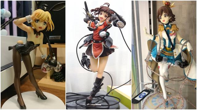 Anime Figures Make Excellent Earphone Stands