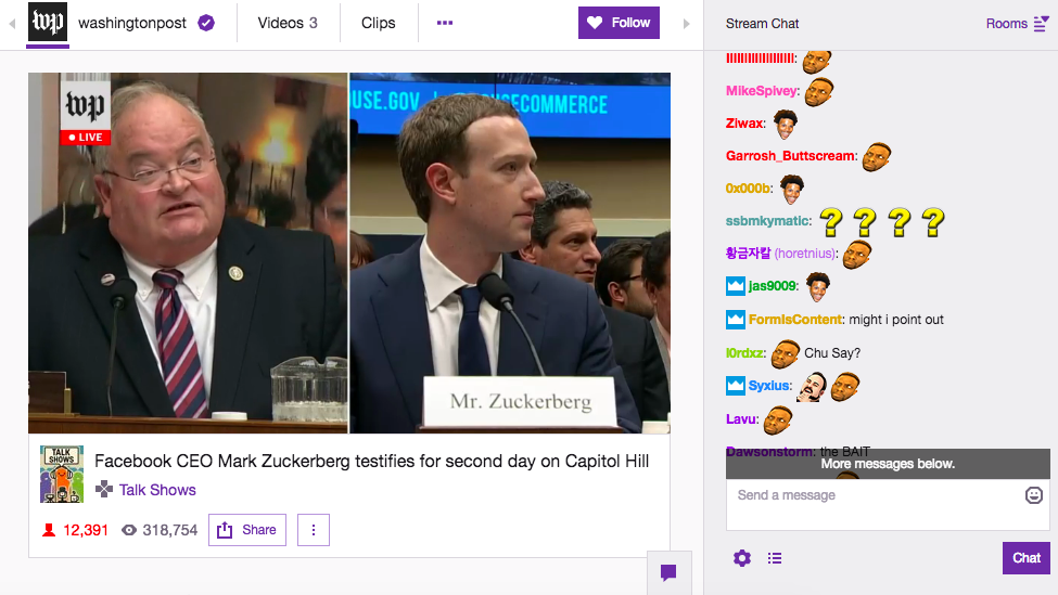 Twitch’s Roasting Of Mark Zuckerberg Is The Most 2018 Thing