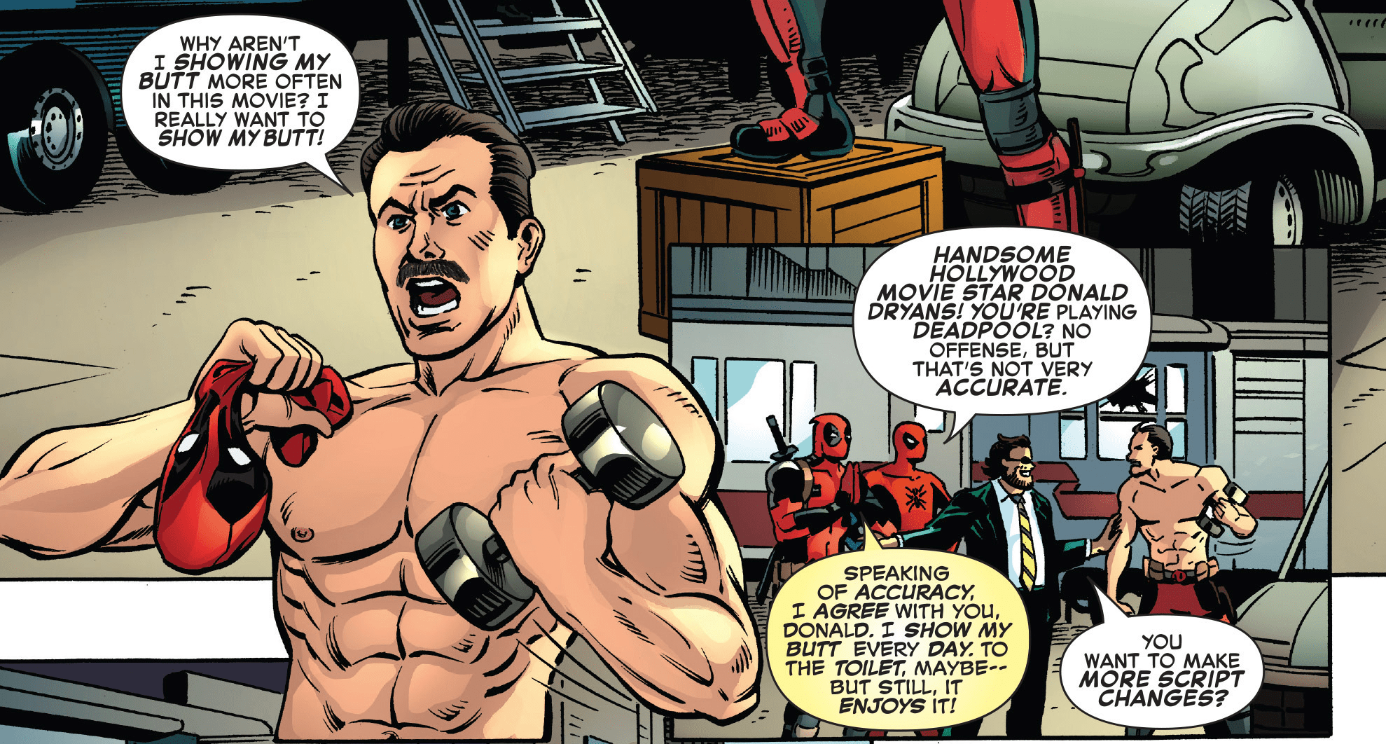 Apparently, Marvel’s Deadpool Comics Can’t Use His Movie Suit (For Now)