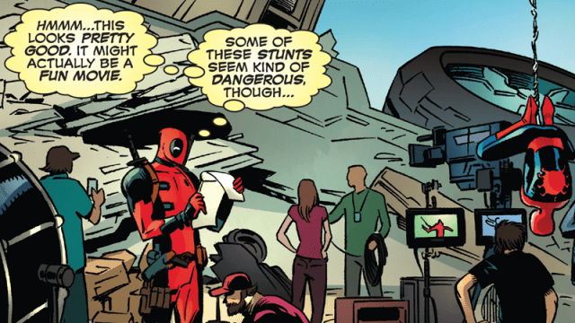 Apparently, Marvel’s Deadpool Comics Can’t Use His Movie Suit (For Now)