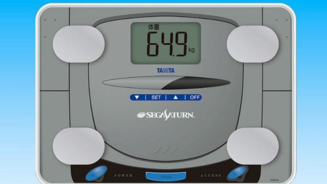The Sega Saturn Reborn As A Scale And Body Monitor 