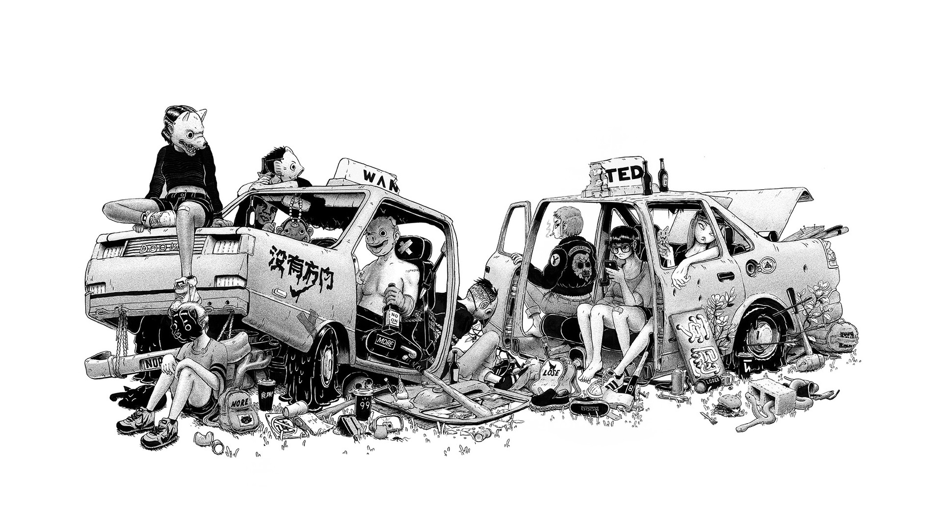 Fine Art: Taxi Gang