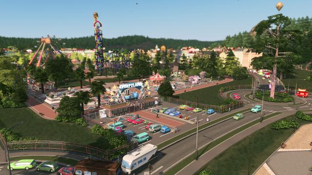 Oh, Cities: Skylines Is Now Also A Theme Park Game