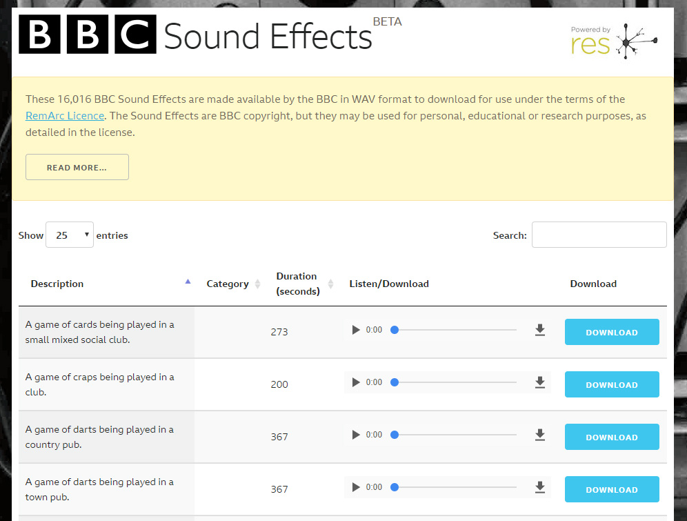 Download Over 16,000 Free Sound Effects From This BBC Archive 