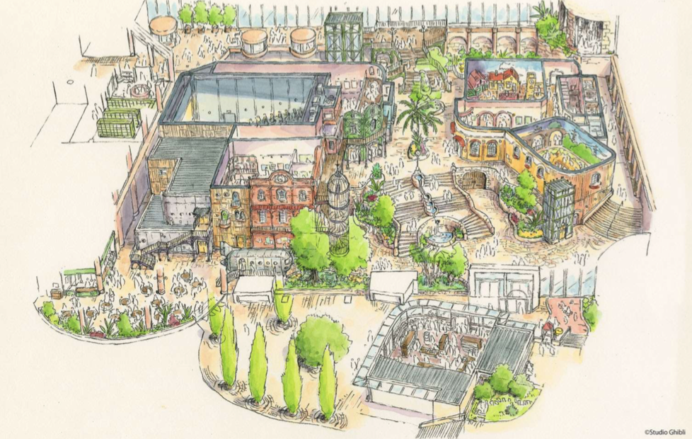 First Look At The Studio Ghibli Theme Park’s Official Concept Art