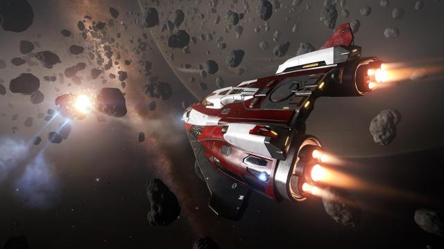 Elite: Dangerous Player Spends A Month Drawing Game’s Logo In Space
