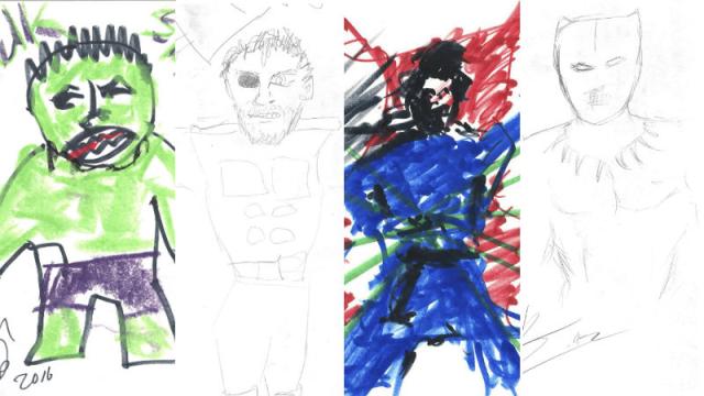 The Infinity War Cast Drew Their Own Characters For Charity, And They’re Adorably Terrible