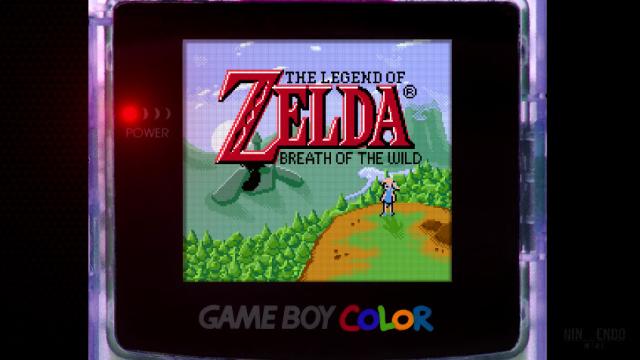 Breath Of The Wild Looks Rad As A Game Boy Color Game