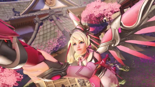 Overwatch Fans React To The New Pink Mercy Skin