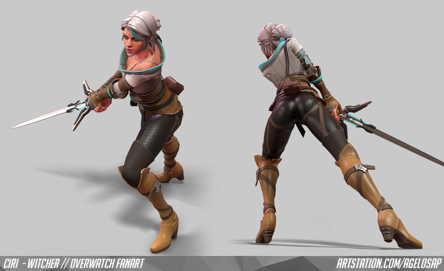 If The Witcher 3’s Ciri Was In Overwatch…