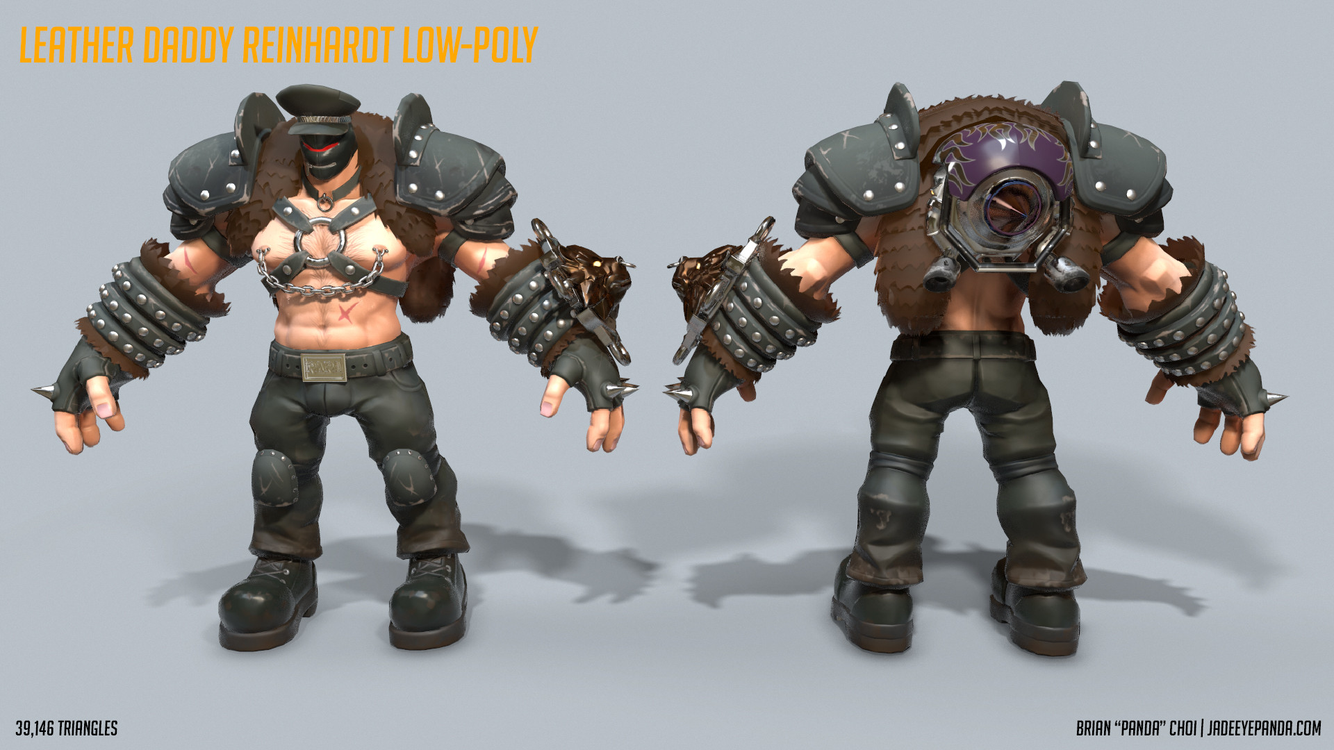 Leather Daddy Reinhardt Is Not An Official Overwatch Skin