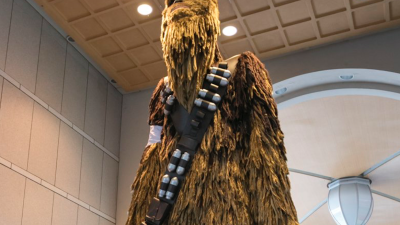Huge Chewbacca-Themed Statue In Japan
