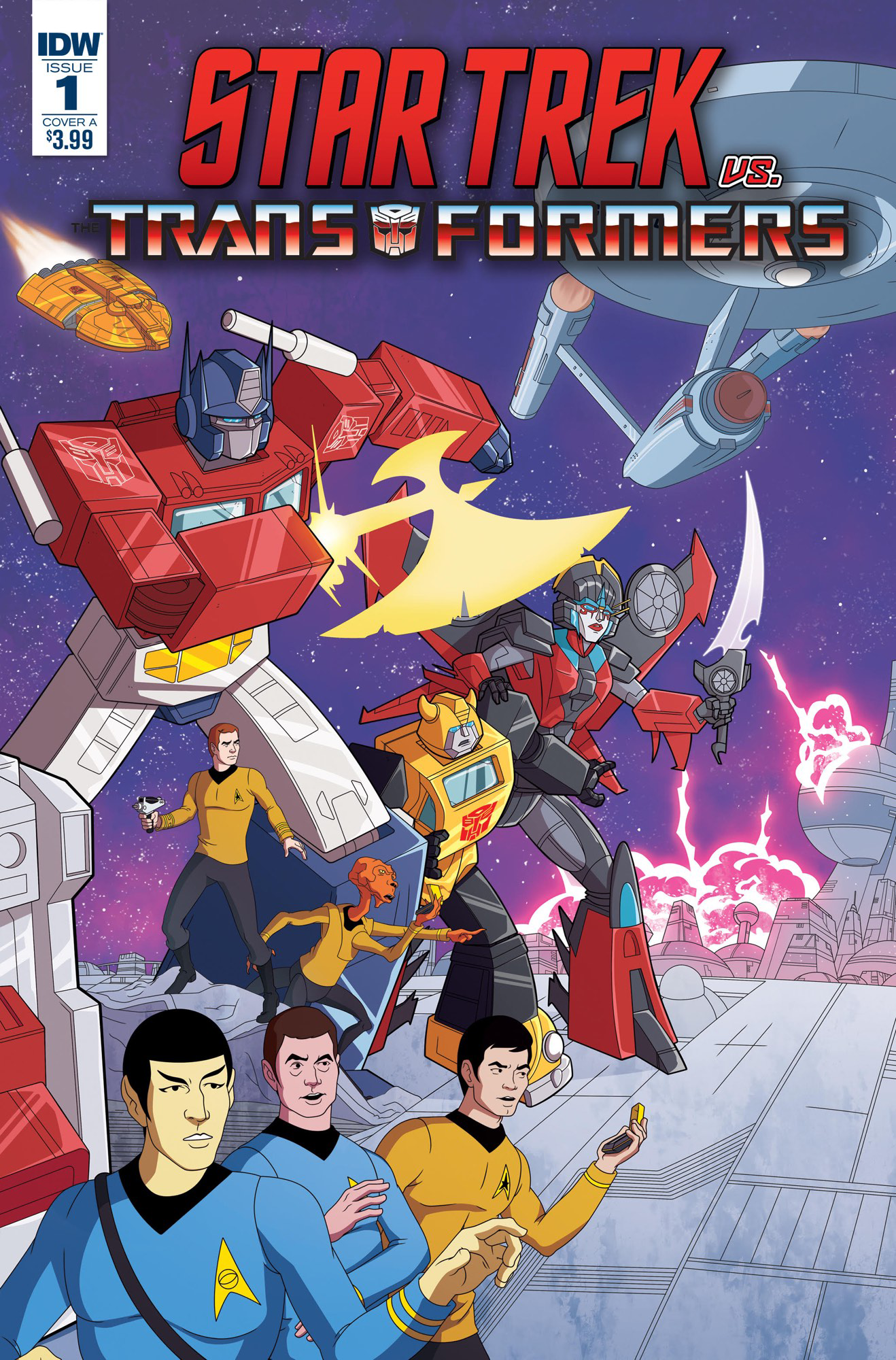 A New IDW Comic Is Mashing Up Star Trek And Transformers In The Most Glorious Way Possible