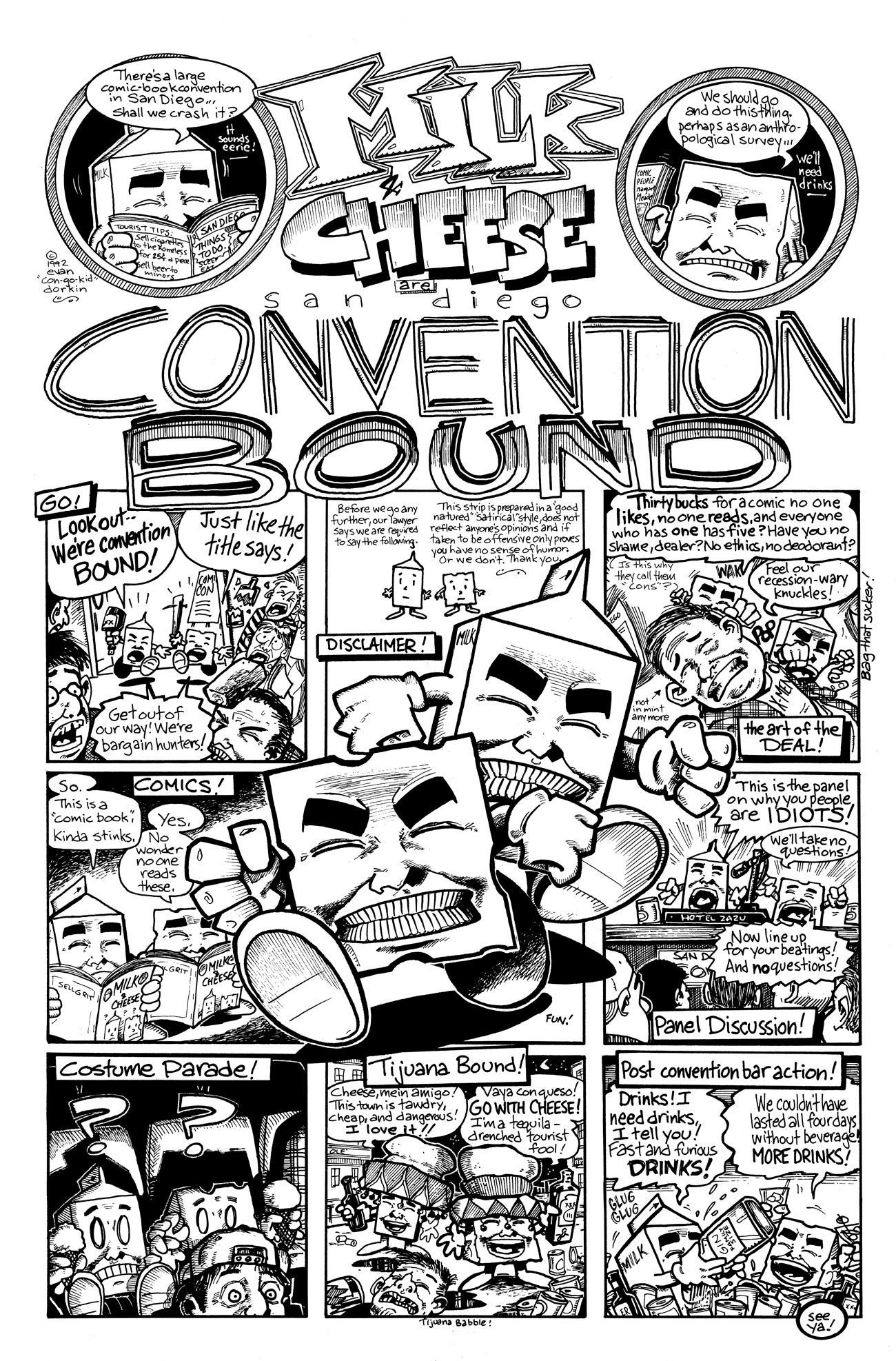 Milk & Cheese Creator Evan Dorkin Talks About His Weird, Brilliant Career In Comics