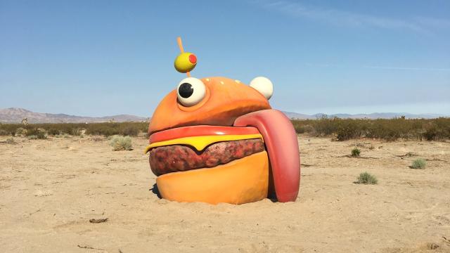 Fortnite Burger Disappears From Map, Reappears In Real-Life Desert