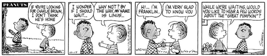 Franklin Broke Peanuts’ Colour Barrier In The Least Interesting Way Possible