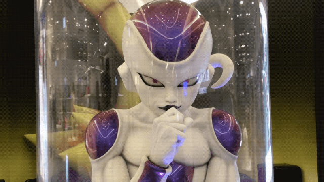 Frieza From Dragon Ball Has A Talking Life-Sized Statue