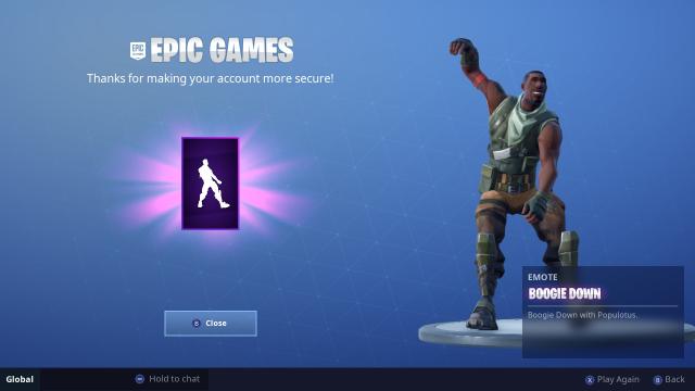 Fortnite Now Gives You A Reward If You Turn On Two-Factor Authentication