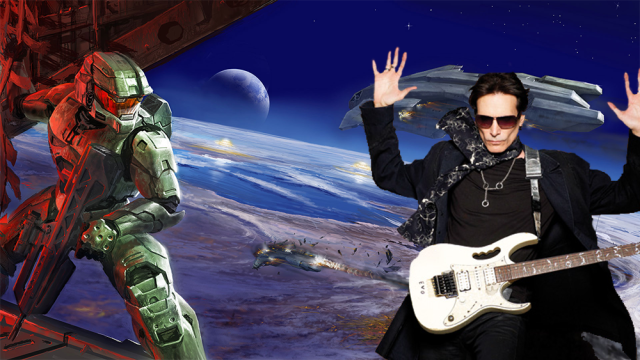 There Is Video Evidence Of Steve Vai Shredding On The Halo 2 Soundtrack